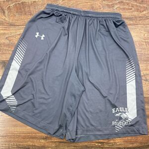 Central Methodist Eagles Football Fayette MO Men L Gray Gym Shorts‎ Under Armour